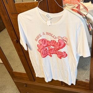 NWT Dolly Christmas Tee